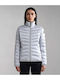 Aerons Women's Short Puffer Jacket for Winter Grey Glacier