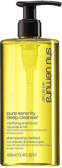 Shu Uemura Pure Serenity Шампоан за Чувствителен Скалп за Мазнинисти Коси 400мл