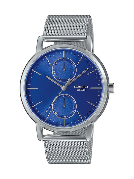Casio Ανδρικό Ρολόι 41mm Χρονογράφος Μπαταρίας ...