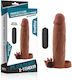 Lovetoy Pleasure X Tender Penis Extension With Vibration With Bullet Flesh 20cm