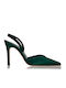Sante Green Heels with Strap