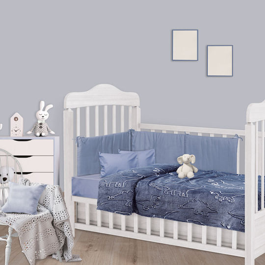 Das Home Blanket Nursery Swaddling Blankets Fleece Light Blue 80x110cm