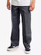 Double Knee Trousers in Loose Fit Charcoal Grey
