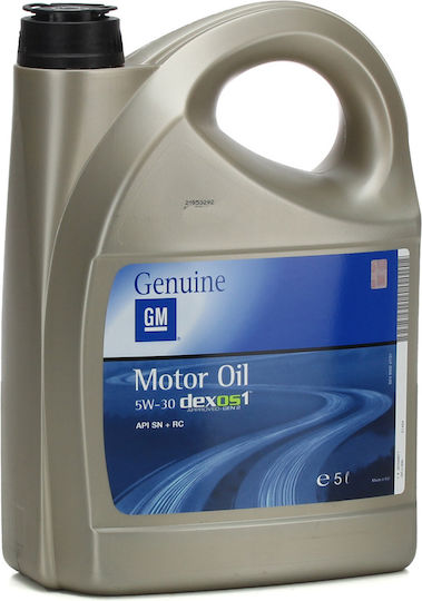 GM Dexos1 Longlife Generation 2 Συνθετικό Λάδι Αυτοκινήτου 5W-30 5lt