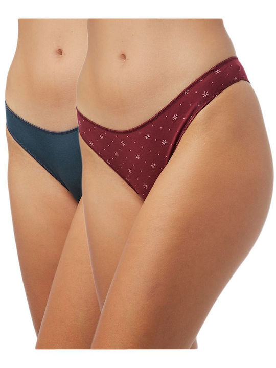 Minerva Rio Modal Fimelle Women's Slip 2Pack Pe...