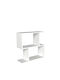 Mathraki Rectangular Wooden Side Table White L60xW20xH60cm