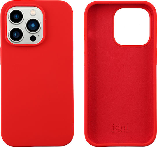 Idol 1991 Velvet Elite Back Cover Σιλικόνης Κόκκινο (iPhone 14 Pro)
