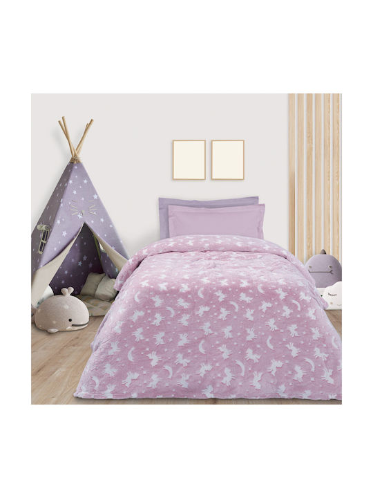 Das Home Blanket Fleece Pink 160x220cm