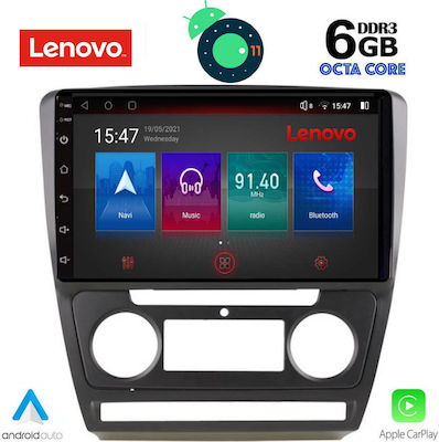 Lenovo Ηχοσύστημα Αυτοκινήτου για Skoda Octavia 5 2005-2012 με Clima (Bluetooth/USB/WiFi/GPS) με Οθόνη Αφής 10"