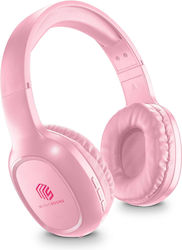 Cellular Line Music Sound Wireless/Wired Over Ear Headphones with 8hours hours of operation Pink