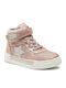 Kinder Sneakers Hoch mit Klettverschluss Rosa