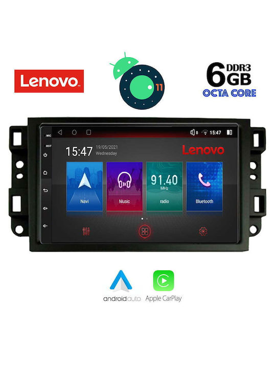 Lenovo Sistem Audio Auto pentru Chevrolet Captiva 2004-2011 (Bluetooth/USB/AUX/WiFi/GPS/Partitură) cu Ecran Tactil 10"