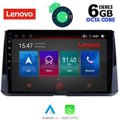 Lenovo Sistem Audio Auto pentru Toyota Corolla 2019 (Bluetooth/USB/AUX/WiFi/GPS/Partitură) cu Ecran Tactil 10"