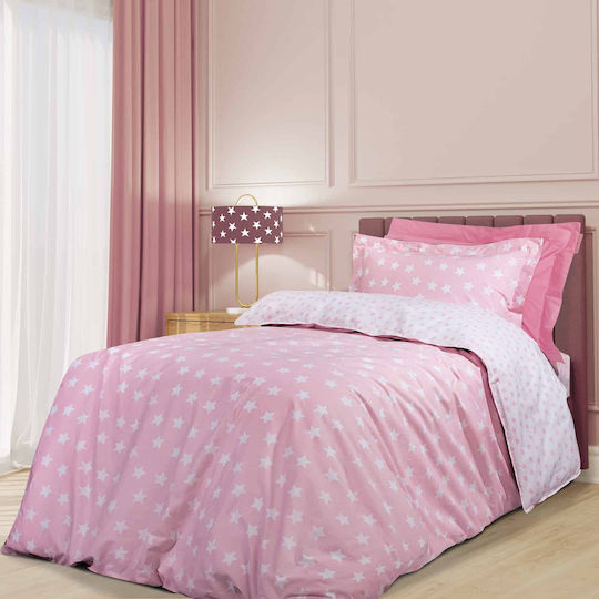 Greenwich Polo Club Sheet Set Single Cotton Pink 170x260cm 3pcs