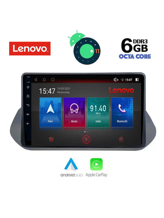 Lenovo Sistem Audio Auto pentru Nissan Qashqai 2021 (Bluetooth/USB/AUX/WiFi/GPS/Partitură) cu Ecran Tactil 10"