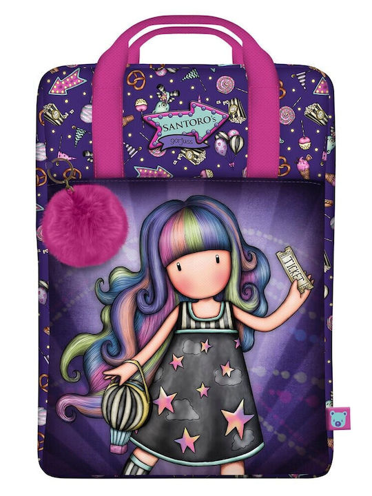 Santoro Gorjuss Up and Away School Bag Backpack Kindergarten Multicolour 10Liters