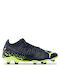 Puma Future Z 3.4 FG/AG Low Football Shoes with Cleats Parisian Night / Fizzy Light / Pistachio