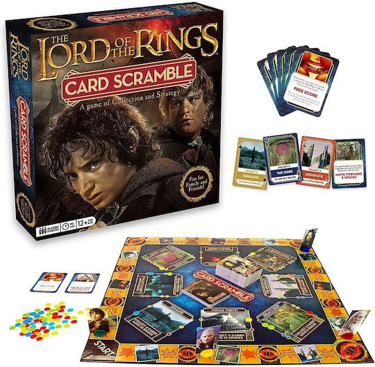 Настолна игра Lord of the Rings - Card Scramble за 2-4 играчи 12+ години (EN) Aquarius