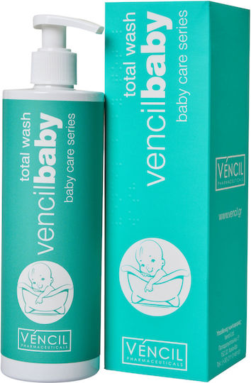 Vencil 2 in 1 Shampoo & Shower Gel 400ml with Pump