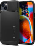 Spigen Slim Armor MagFit Silicone / Plastic Back Cover Durable Black (iPhone 14 Plus)