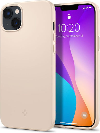 Spigen Thin Fit Back Cover Σιλικόνης 1.55mm Sand Beige (iPhone 14 Plus)