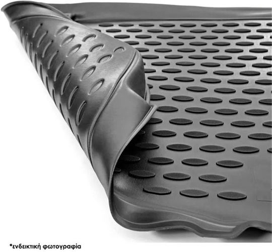 Novline Set of Front and Rear Mats 4pcs Tray Type for Skoda Yeti 2009+ Black