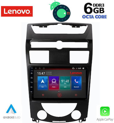 Lenovo Car-Audiosystem für Ssangyong Rexton 2006-2015 (Bluetooth/USB/AUX/WiFi/GPS) mit Touchscreen 10"