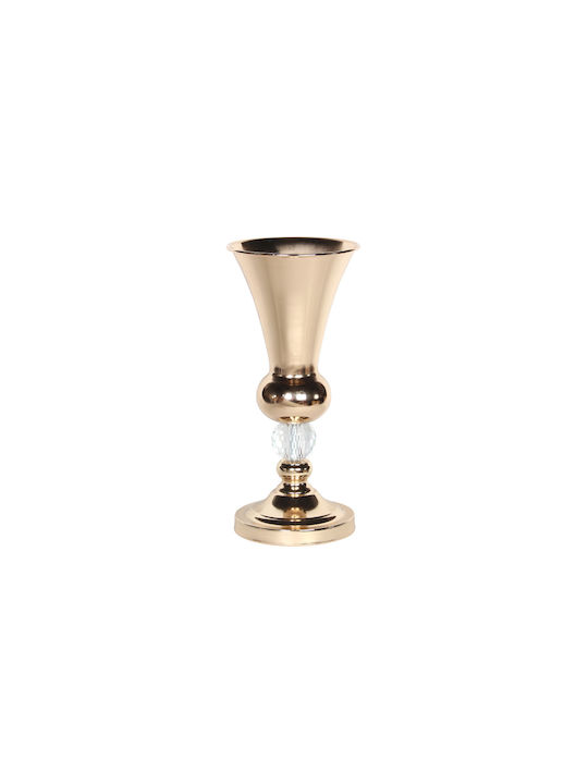 Keskor Metallic Vase 17x17x37.5cm