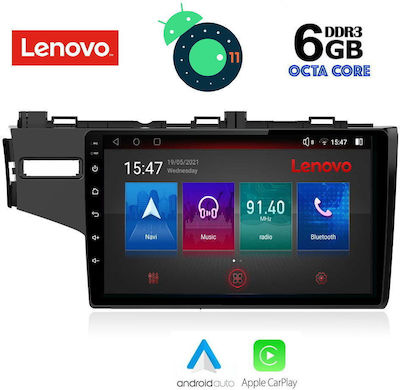 Lenovo Ηχοσύστημα Αυτοκινήτου για Honda Jazz 2013 (Bluetooth/USB/WiFi/GPS) με Οθόνη Αφής 10"