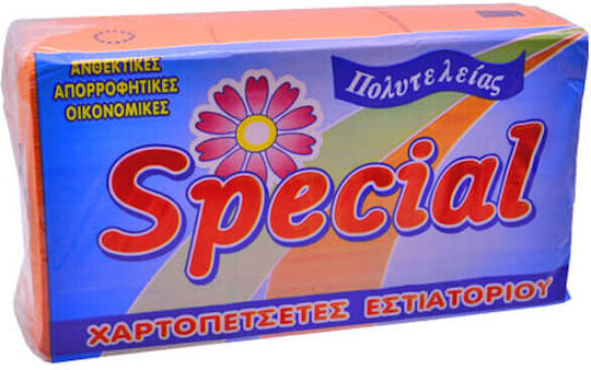 Krinos Special Serviette Luxus Orange 24x24cm 500 cm Stück