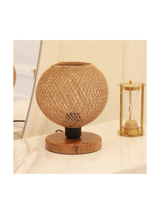 Megapap Bonnie Decorative Lamp with Socket for Bulb E27 Brown
