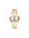 Radiant Womens Watch 39mm Battery With Gold Metal Bracelet