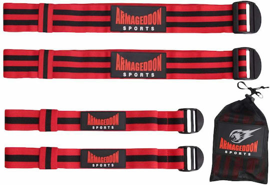 Armageddon Sports Blood Flow Restriction Tape Fitness Equipment Accessories 4pcs