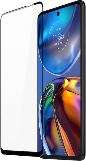 Dux Ducis 10D Full Face Tempered Glass Μαύρο (Motorola Moto E32)
