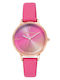 Juicy Couture Women's Watch with Pink Leather Strap