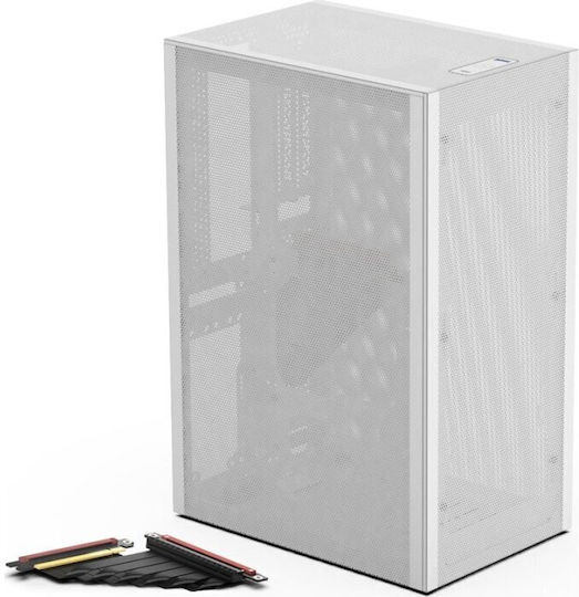 Ssupd Meshlicious Full Mesh Mini Tower Κουτί Υπολογιστή Λευκό