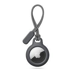 Tech-Protect Rough Chain Schlüsselbund-Etui für AirTag in Schwarz Farbe