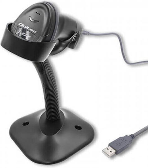 Qoltec Scanner Χειρός Ενσύρματο με Δυνατότητα Ανάγνωσης 1D Barcodes