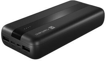 Natec Trevi Power Bank 20000mAh με 2 Θύρες USB-A και Θύρα USB-C Μαύρο