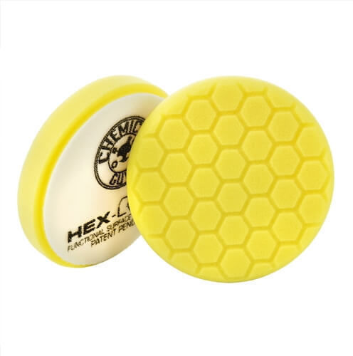 Chemical Guys BUFX101HEX6 Σφουγγάρι Γυαλίσματος Κίτρινο 65mm