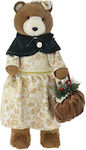 Iliadis Christmas Figure Bear Green Height 50cm