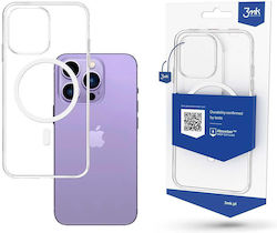 3MK MagCase Back Cover Σιλικόνης Διάφανο (iPhon...