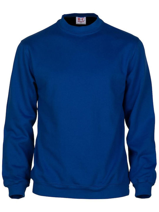 Langarm Sweatshirt Arbeit Blau