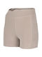 4F Women's Training Legging Shorts Beige