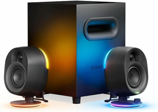 SteelSeries Arena 7 2.0 Speakers with RGB and Bluetooth Black