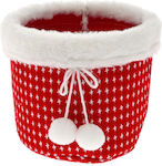 Iliadis Christmas Figure Basket Red Length 17cm