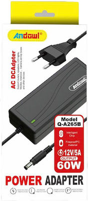 Andowl Universal Laptop Charger 60W 12V 5A with Power Cord