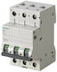 Siemens Siguranță automată 40A Tripolară AC 5SL6340-7