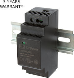 XP Power Τροφοδοτικό Ράγας με Έξοδο 5V και Ισχύ 30W 3A