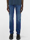 Men's Jeans Pants with Regular Straight Fit Blue